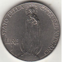 1931 1 Lira  Anno IX  Buono Stato Nickel Pio XI